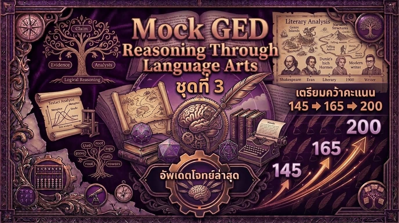 RLA 📝 Mock Test ชุดที่ 3